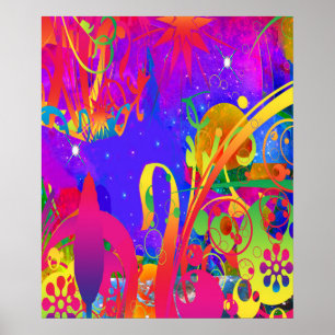 Affiche Jardin d'été magique