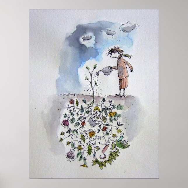 Affiche Jardin d'Introvert (Devant)