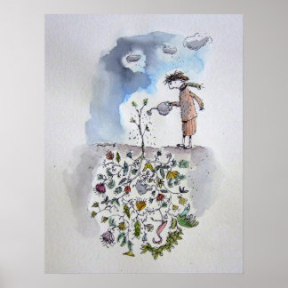 Affiche Jardin d'Introvert