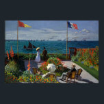 Affiche Jardin du Monet à Sainte-Adresse<br><div class="desc">Peinture impressionniste de Monet - Chefs-d'oeuvre classique - Claude Monet Impressionniste Série Peinture - Jardin de Sainte-Adresse</div>