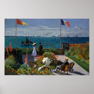 Affiche Jardin du Monet à Sainte-Adresse