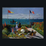 Affiche Jardin du Monet à Sainte-Adresse<br><div class="desc">Peinture impressionniste de Monet - Chefs-d'oeuvre classique - Claude Monet Impressionniste Série Peinture - Jardin de Sainte-Adresse</div>