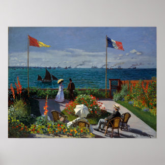 Affiche Jardin du Monet à Sainte-Adresse