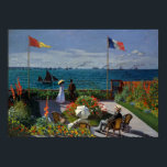Affiche Jardin du Monet à Sainte-Adresse<br><div class="desc">Peinture impressionniste de Monet - Chefs-d'oeuvre classique - Claude Monet Impressionniste Série Peinture - Jardin de Sainte-Adresse</div>
