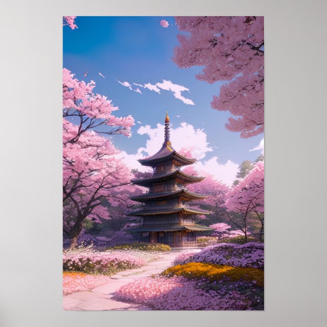 Affiche Jardin du printemps (Devant)