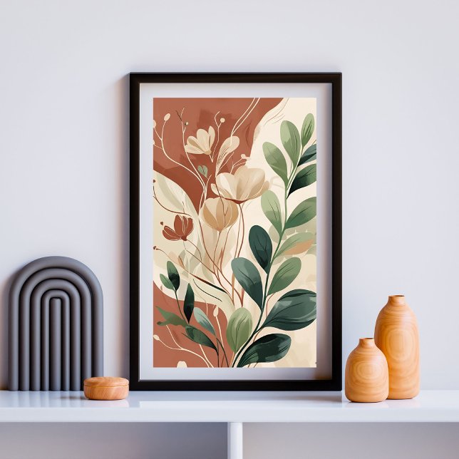 Affiche Jardin en Harmonie III – Fleur Moderne Botanique  (Créateur téléchargé)