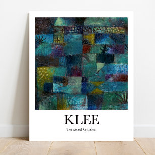 Affiche Jardin en terrasse par Paul Klee