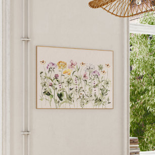 Affiche Jardin fleur sauvage
