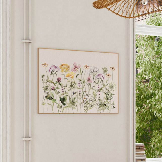 Affiche Jardin fleur sauvage (Créateur téléchargé)