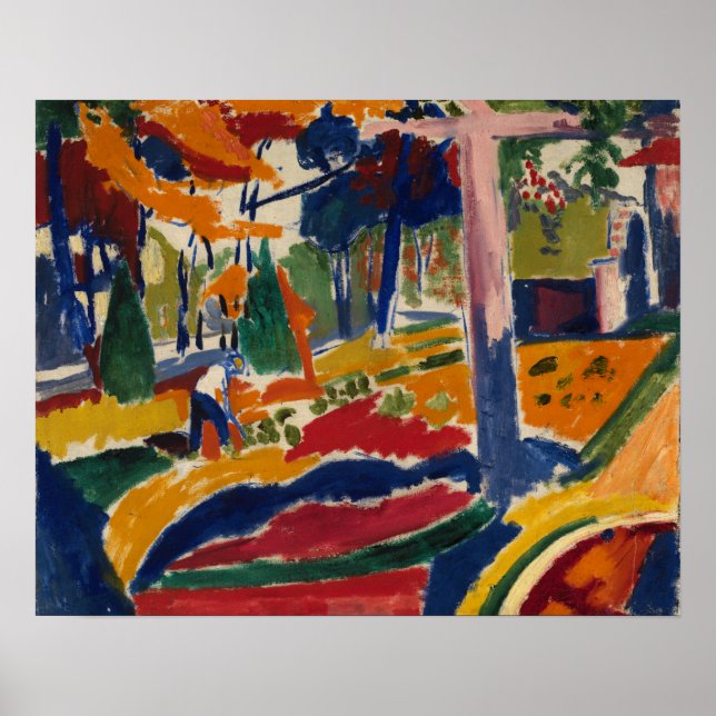 Affiche Jardin | Henry Lyman Saÿen (Devant)