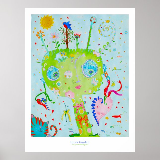 Affiche Jardin intérieur II (Devant)