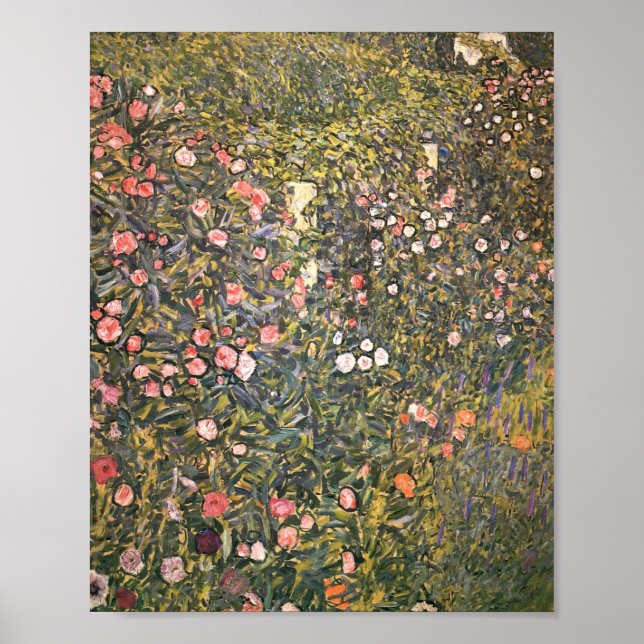 Affiche Jardin Italien Par Gustav Klimt (Devant)