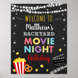 Affiche Jardin Movie Nuit Anniversaire Bienvenue
