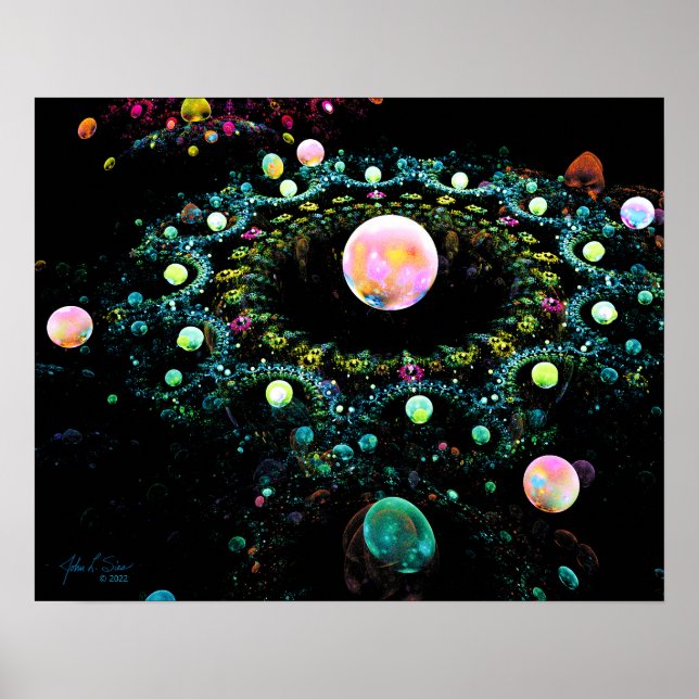 Affiche Jardin mystique (20x16) (Devant)