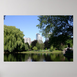Affiche Jardin public de Boston