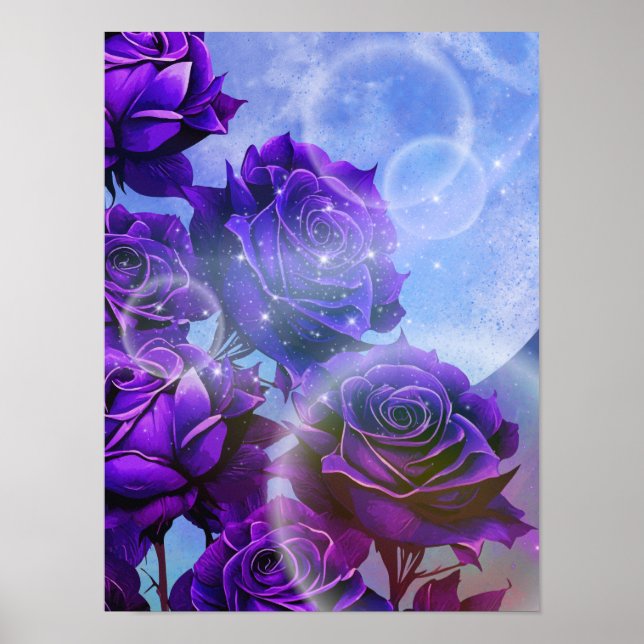 Affiche Jardin Rose Lune (Devant)
