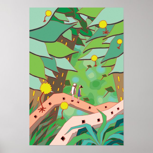 Affiche Jardin secret rien que pour nous deux. (Devant)