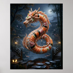 Affiche Jardin Spirit du Dragon Sushi