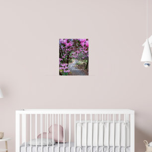 Affiche Jardin Suivez Vos Rêves Sentier Floral