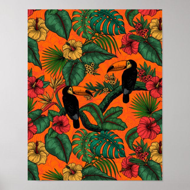 Affiche Jardin toucan (Devant)