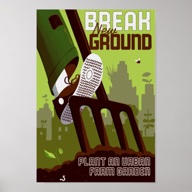 Affiche Jardin urbain (Devant)