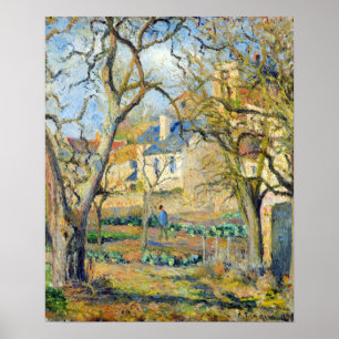Affiche Jardin végétal Camille Pissarro