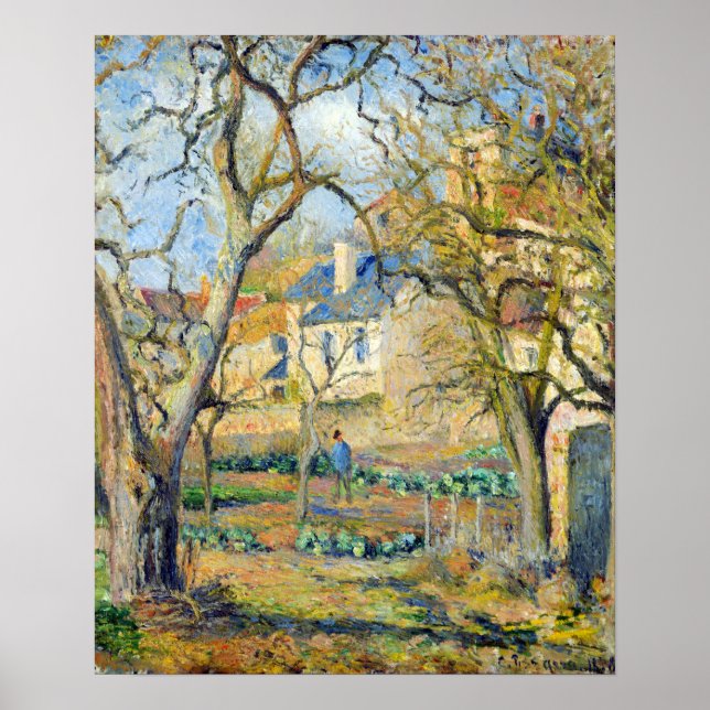 Affiche Jardin végétal Camille Pissarro (Devant)