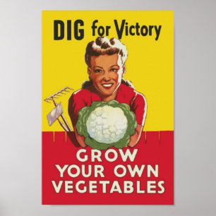 Affiche Jardin Victory