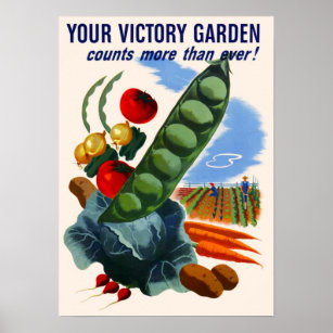 Affiche Jardin Victory
