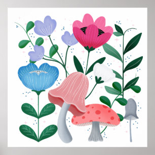 Affiche Jardin Whimsical