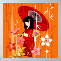 Jardin Zen de poupée Kokeshi