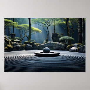 Affiche Jardin zen Nature paisible