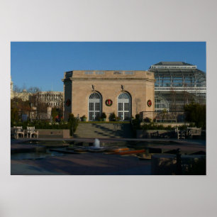 Affiche Jardins botaniques à Noël à Washington DC