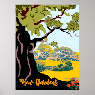 Affiche Jardins de Kew