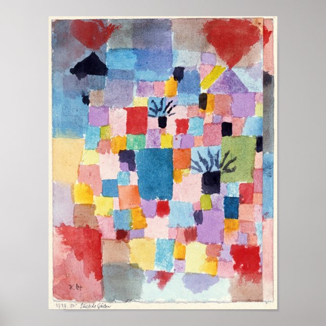 Affiche Jardins du Sud | Paul Klee | (Devant)