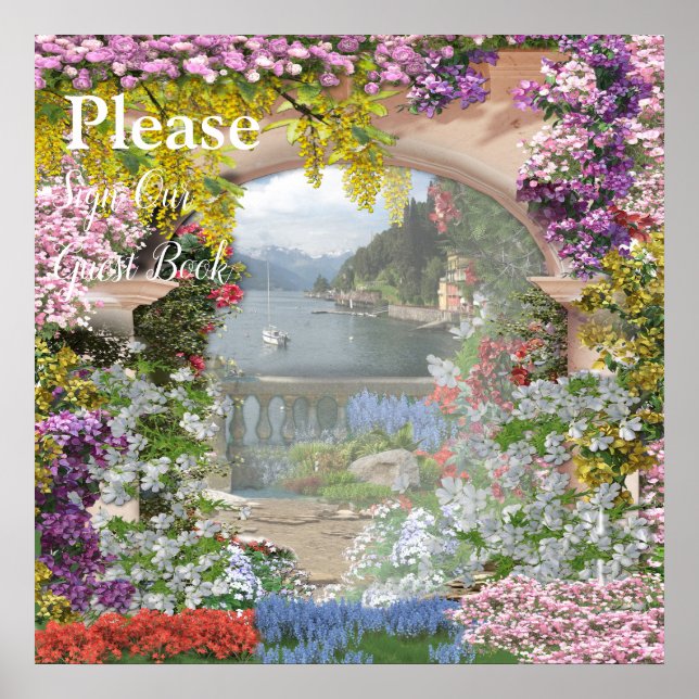 Affiche Jardins italiens (Devant)