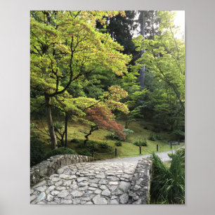 Affiche Jardins japonais élégants, Seattle WA Photo imprim