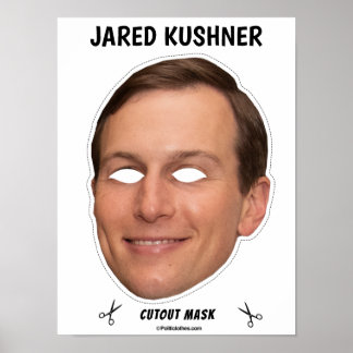 Affiche JARED KUSHNER Masque Halloween