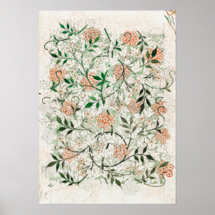 Affiche Jasmine célèbre de William Morris (1834-1896)