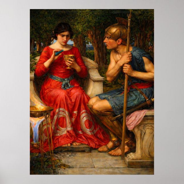 Affiche Jason and Medea by John William Waterhouse  (Devant)