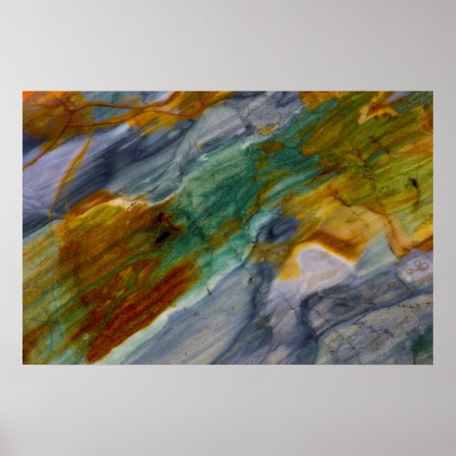 Affiche Jaspe Piute coloré (Devant)