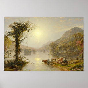 Affiche Jasper Francis Cropsey - Automne sur le lac Greenw