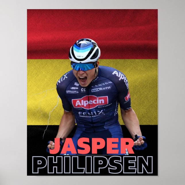 Affiche jasper philipsen 2023, tour de france étape 7 (Devant)