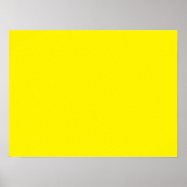 Affiche Jaune Fluorescent (Devant)