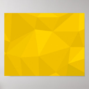 Affiche Jaune, moderne, cool, tendance, art géométrique ur