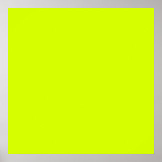 Affiche Jaune néon, haute visibilité
