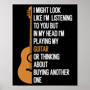 Affiche J'Aurais L'Air De Vous Écouter, Mais Dans Mon H