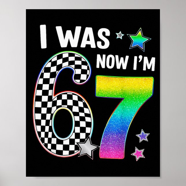 Affiche J'avais 6 ans maintenant j'ai 7 ans 67 Sept ans An (Devant)