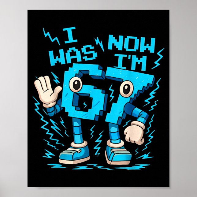 Affiche J'avais 6 ans maintenant j'ai 7 ans Six Sept Brain (Devant)