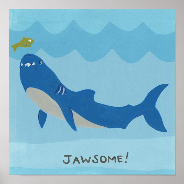 Affiche Jawesome Shark (Devant)